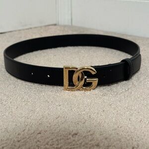 Dolce & Gabbana DG Logo Buckle Belt